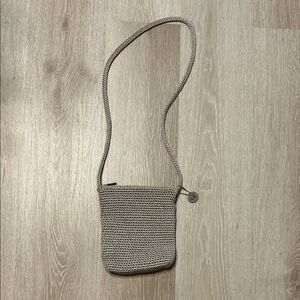 The Sak Knit Mini Crossbody Boho Tan